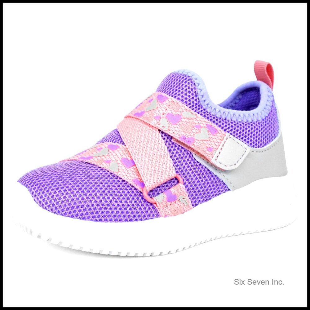 Toddler Slip-On Sneakers Breathable Mesh Lightweight Athletic Running Walking